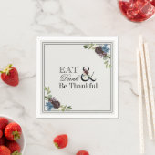 飲食べみと感謝の休日 スタンダードカクテルナプキン (インサイチュ)