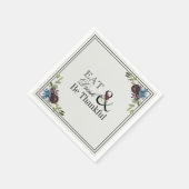 飲食べみと感謝の休日 スタンダードカクテルナプキン (角)