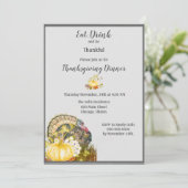 飲食べみと感謝の気持ちを込めてディナー 招待状 (スタンド正面)