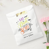 飲食べみ怖いハロウィンタイポグラフィ フェイバーバッグ (封をした状態)