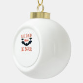 飲食べみ怖いハロウィーンこうもりパーティーハロウ セラミックボールオーナメント (右)