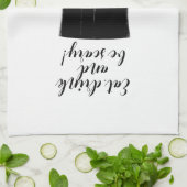 飲食べみ怖い!ヴィンテージキッチンタオル キッチンタオル (折り畳み)