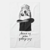 飲食べみ怖い!ヴィンテージキッチンタオル キッチンタオル (縦)