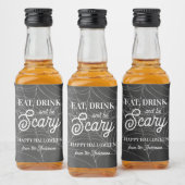 飲食べみ怖がるハローウィンパーティ リキュールボトルラベル (ボトル)