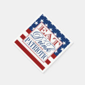 飲食べみ愛国 | 7月4日パーティー スタンダードカクテルナプキン (角)