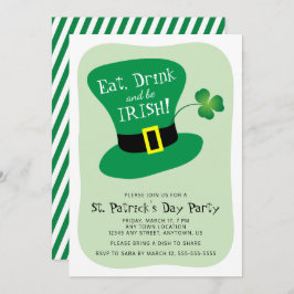 飲食べみ酒とBe Irish St. Patrick's Dayパーティー 招待状