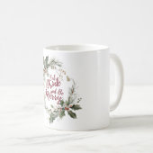 飲食べみ酒を飲み楽しいクリスマスのマグカップ コーヒーマグカップ (正面右)