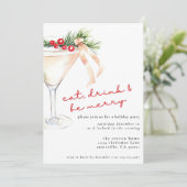 飲食べみ酒を飲み楽しむクリスマス・マルティーニ シーズンカード (スタンド正面)
