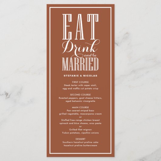 飲食べみ飲み結婚したて欲しい結婚の メニュー (正面)