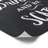 飲食べみ&ホラーのハロウィーンチョークボードサイン ポスター (角)