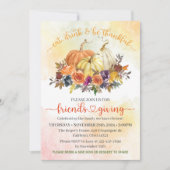 飲食べみ&感謝の友よ感謝祭ランチ 招待状 (正面)