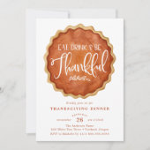 飲食べみ&感謝パンプキンパイ感謝祭 招待状 (正面)