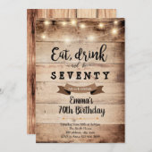 飲食べんでメリー大人の誕生日を迎える 招待状 (正面/裏面)