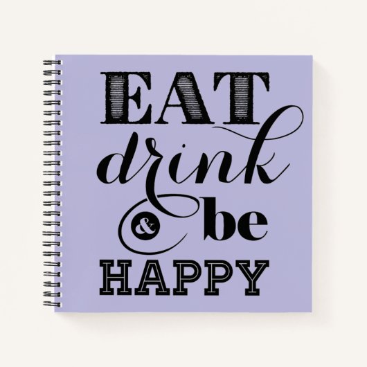 飲食べんで幸せになる ノートブック (正面)