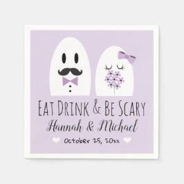 飲食べんで怖いナプキンス幽霊結婚 スタンダードカクテルナプキン