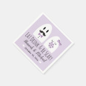 飲食べんで怖いナプキンス幽霊結婚 スタンダードカクテルナプキン (角)