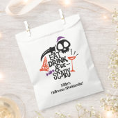 飲食べんで怖いハロウィン フェイバーバッグ (クリップ留めされた状態)