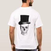 飲食べんで怖い！ヴィンテージティーユニセックス Tシャツ (裏面)