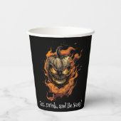 飲食べんで怖い！ 紙コップ (裏面)