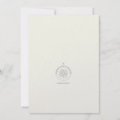 飲食べ料およびBE結婚したウェディングシャワー招待状 招待状 (裏面)