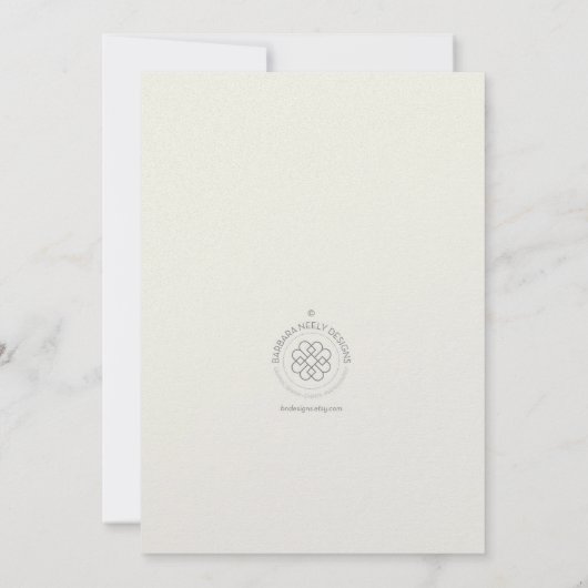 飲食べ料およびBE結婚したウェディングシャワー招待状 招待状 (裏面)