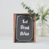 飲食べ食リラックスシーン ポストカード (スタンド正面)