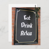 飲食べ食リラックスシーン ポストカード (正面/裏面)