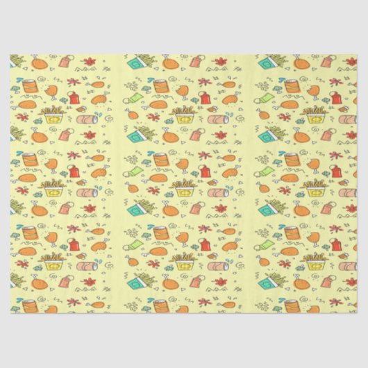 飲食パターン 薄葉紙 (正面)