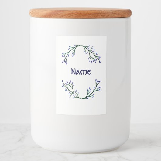 飲食ミニマル用ラベルセット フードラベル (正面)