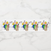 飲食ラベルセットキッテン ペットボトルラベル (シングルラベル)