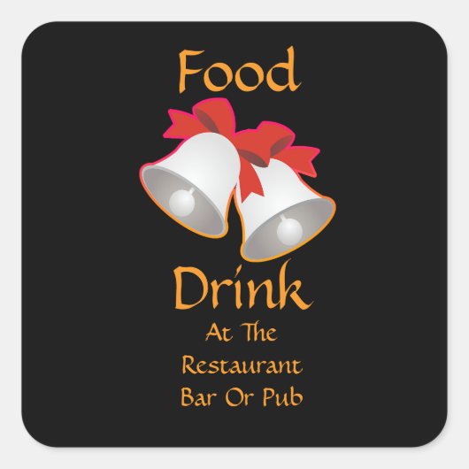 飲食店 バー または パブ ベル スクエアシール (正面)