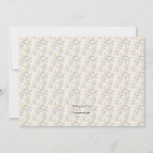 飲食招待状 招待状 (裏面)