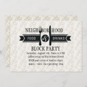 飲食招待状 招待状 (正面/裏面)