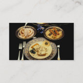 飲食業カード 名刺 (裏面)