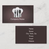 飲食業カード 名刺 (正面/裏面)