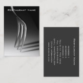 飲食業カード 名刺 (正面/裏面)