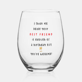 飲食物ラベルセット ステムなしワイングラス