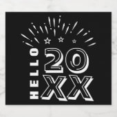 飲食物ラベルセット スパークリングワインラベル (シングルラベル)