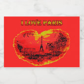 飲食物ラベルセット スパークリングワインラベル (シングルラベル)