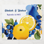 飲食物ラベルセット スパークリングワインラベル (シングルラベル)