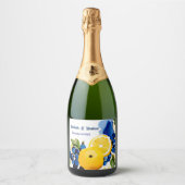 飲食物ラベルセット スパークリングワインラベル (正面)