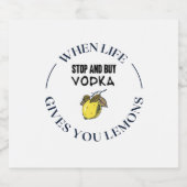 飲食物ラベルセット リキュールボトルラベル (シングルラベル)