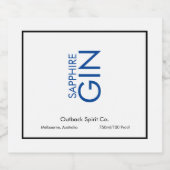 飲食物ラベルセット リキュールボトルラベル (シングルラベル)