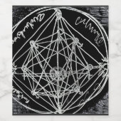 飲食物ラベルセット ワインラベル (シングルラベル)