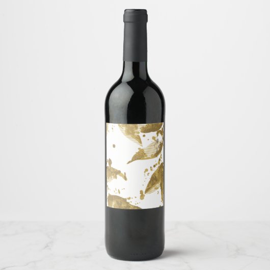 飲食物ラベルセット ワインラベル (正面)