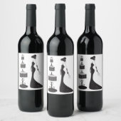 飲食物ラベルセット ワインラベル (ボトル)