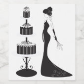 飲食物ラベルセット ワインラベル (シングルラベル)