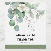 飲食物ラベルセット ワインラベル (シングルラベル)