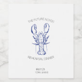 飲食物ラベルセット ワインラベル (シングルラベル)