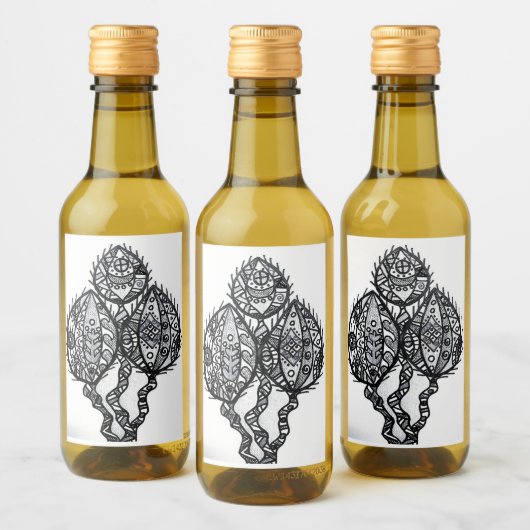 飲食物ラベルセット ワインラベル (ボトル)